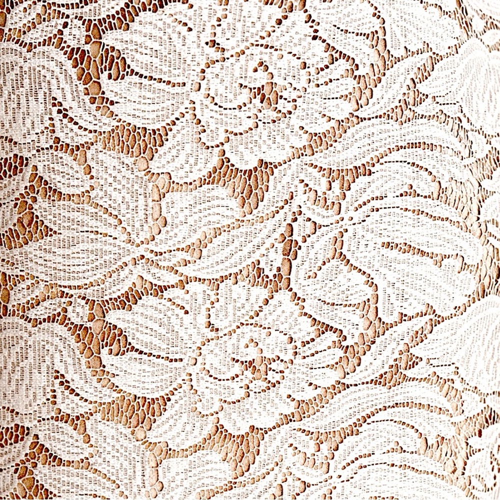 Jessica Howard Sleeveless Cream Lace Fit-and-Flare Dress - Picture 10 of 11